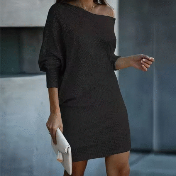 Claire - Elegant and Sparkling Fall Winter Party Dress for Women - Image 5