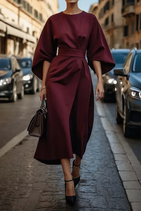 Eliza - Belted Maxi Dress - Image 4