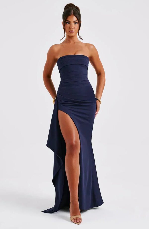 Scarlette - Twisted Maxi Dress Without Shoulders